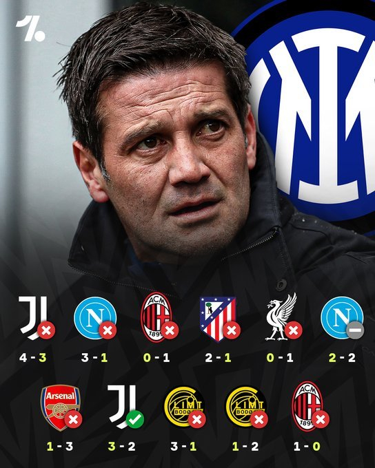 国际米兰仅胜一场仍领跑意甲积分榜