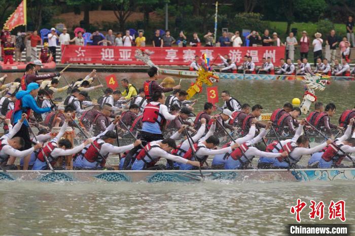 温州端午龙舟嘉年华点燃亚运文化火种